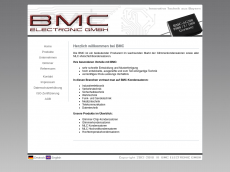 Screenshot der Domain bmc-electronic.de