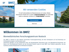 Screenshot der Domain bmfz-rostock.de
