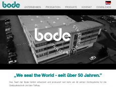 Screenshot der Domain bode-gmbh.de