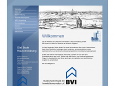 Screenshot der Domain bode-hausverwaltung.de