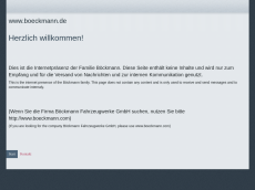Screenshot der Domain boeckmann.de