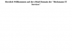 Screenshot der Domain boeckmanns.de