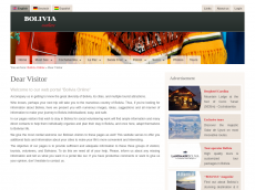 Screenshot der Domain bolivia-online.net