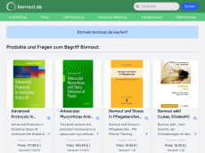 Screenshot der Domain bornout.de
