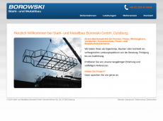 Screenshot der Domain borowskigmbh.de