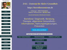 Screenshot der Domain borreliosezentrum.de