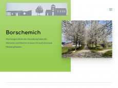 Screenshot der Domain borschemich.de