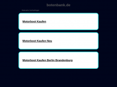Screenshot der Domain botenbank.de