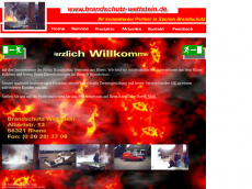 Screenshot der Domain brandschutz-wettstein.de