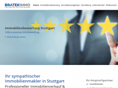 Screenshot der Domain bratek-immo.de