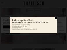 Screenshot der Domain bratfisch-moden.de