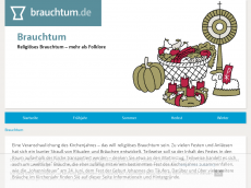 Screenshot der Domain brauchtum.de