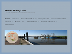 Screenshot der Domain bremer-shantychor.de