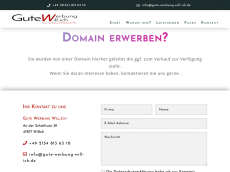 Screenshot der Domain brendamourstr.de