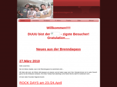 Screenshot der Domain brenndagass.de
