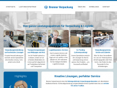 Screenshot der Domain brenner-verpackung.de