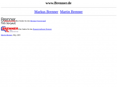 Screenshot der Domain brenner.de