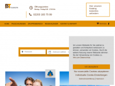 Screenshot der Domain bttouristik.de
