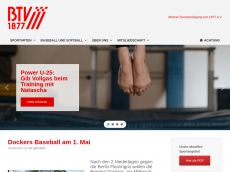 Screenshot der Domain btv1877.de