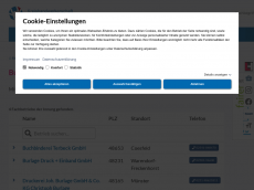 Screenshot der Domain buchbinderinnung-muenster.de