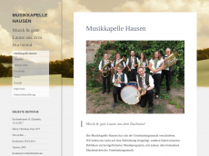 Screenshot der Domain buchentalmusikanten.de