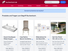 Screenshot der Domain buchentisch.de