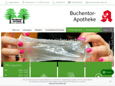 Screenshot der Domain buchentor-apotheke.de