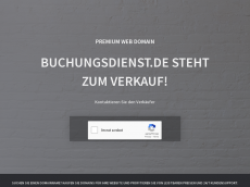 Screenshot der Domain buchungsdienst.de