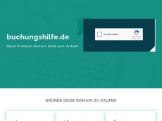 Screenshot der Domain buchungshilfe.de