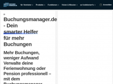 Screenshot der Domain buchungsmanager.de