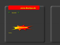 Screenshot der Domain buckys.de