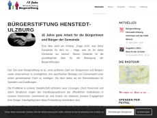Screenshot der Domain buergerstiftung-hu.de