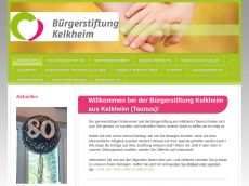 Screenshot der Domain buergerstiftung-kelkheim.de