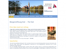 Screenshot der Domain buergerstiftung-kiel.de