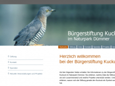 Screenshot der Domain buergerstiftung-kuckuck.de