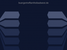 Screenshot der Domain buergertreffamfreibadwest.de