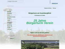 Screenshot der Domain buergerturm-gotha.de