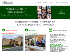 Screenshot der Domain buergerverein-roethenbach.de