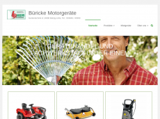 Screenshot der Domain buericke-motorgeraete.de