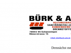 Screenshot der Domain buerk-acker.de