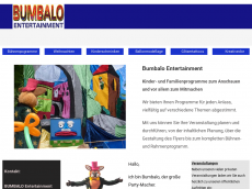 Screenshot der Domain bumbalo-entertainment.de
