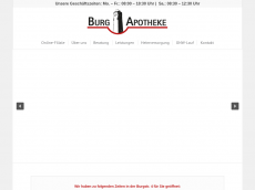 Screenshot der Domain burgapotheke-luechow.de