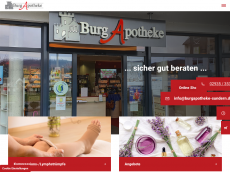 Screenshot der Domain burgapotheke-sundern.de