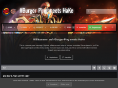 Screenshot der Domain burgerping.de