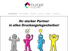 Screenshot der Domain burgerprint.de