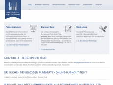 Screenshot der Domain burnout-institut.eu