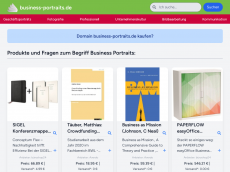 Screenshot der Domain business-portraits.de