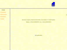 Screenshot der Domain businessgraphics.de
