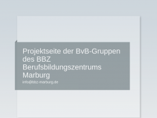 Screenshot der Domain bvb-marburg.de