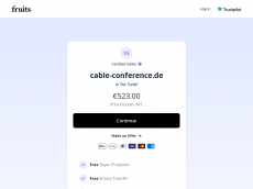 Screenshot von cable-conference.de